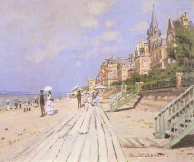 Claude Monet Beach at Trouville china oil painting image